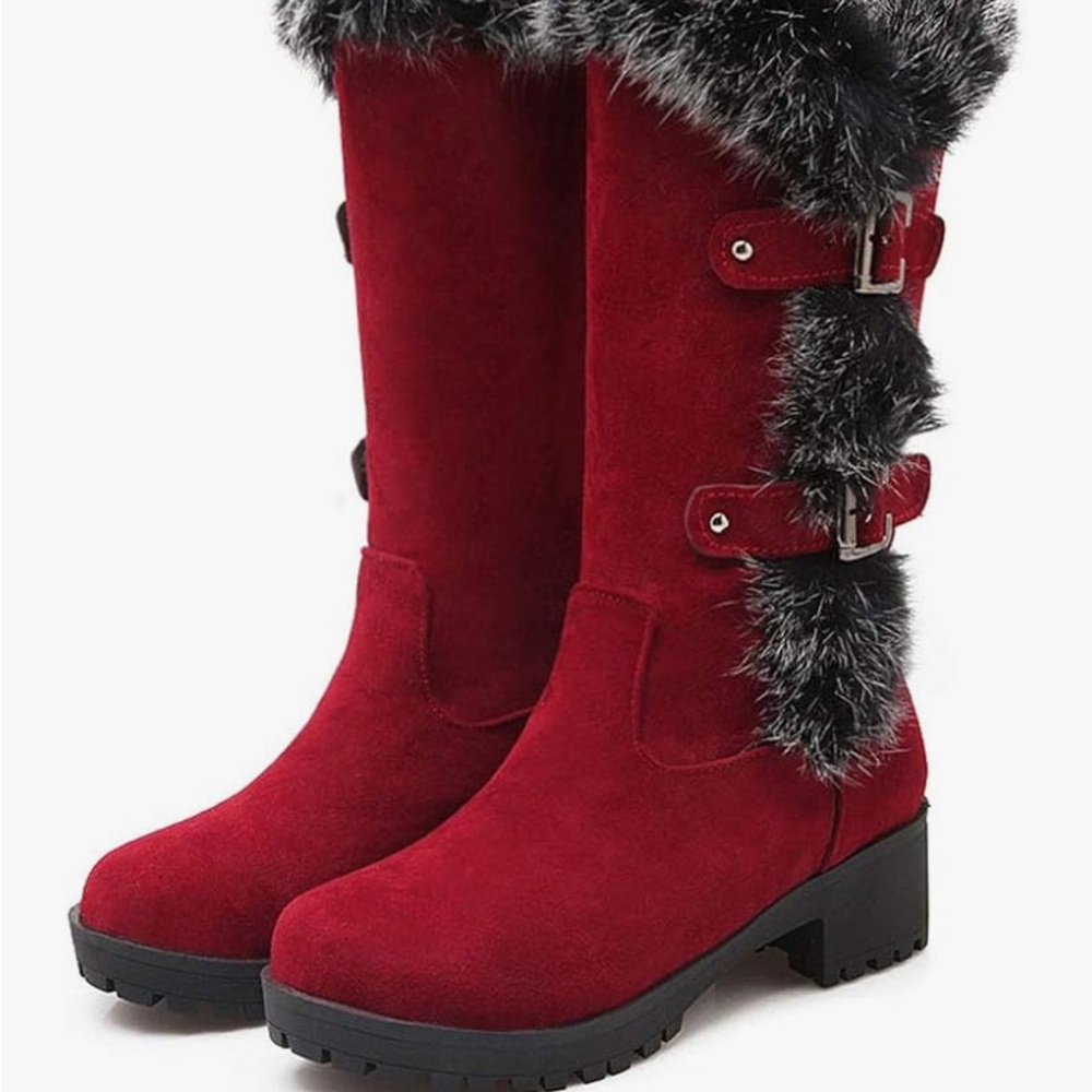 Short fur boots - Picture 6 of 6